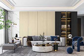 铜仁轻奢风格-客厅