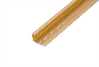 铜仁航空纤维墙咔铝合金边条(钛金氧化)