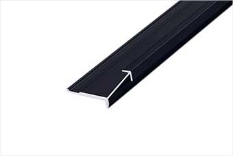 铜仁航空纤维墙咔铝合金阳角线(哑黑氧化)