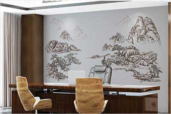 铜仁森佰汇航空纤维墙咔(山水之间)