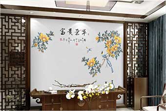 铜仁森佰汇航空纤维墙咔（富贵荣华）