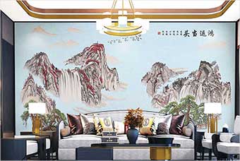 铜仁森佰汇航空纤维墙咔（鸿运当头）